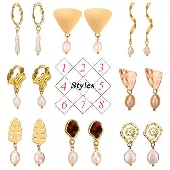 8 стилей длинные висячие серьги для женщин, женские модные висячие серьги, модные эффектные аксессуары style3