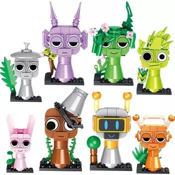 8 стилей Sprunki Incredibox Полный набор кукол Соберите модель конструктора Детские головоломки Игрушки Детские головоломки Игрушки Коллекционные