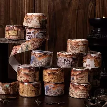 8 стилей, винтажная лента васи, сделай сам, декоративная наклейка для ручного счета, бумага васи LXY