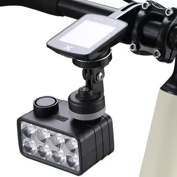 8 светодиодных передних фонарей для велосипеда с клаксоном, налобный фонарь для горного велосипеда, USB-перезаряжаемый водонепроницаемый фонарь для безопасности велосипеда для ночной езды