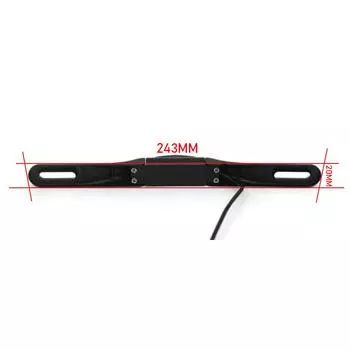 8 светодиодов из цинкового сплава, металлического железа, номерной знак автомобиля, камера заднего вида с ночным видением, парковочная камера заднего вида, водонепроницаемая автомобильная камера, универсальная модель