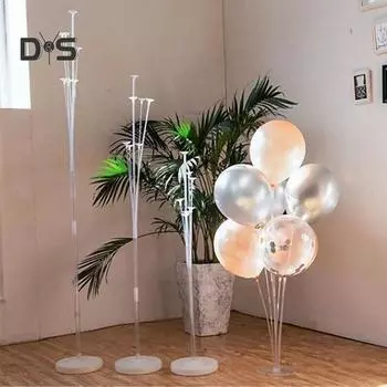 8 трубок Воздушные шары Дисплей Колонка Стенд Держатель Baby Shower Свадьба День Рождения Декор