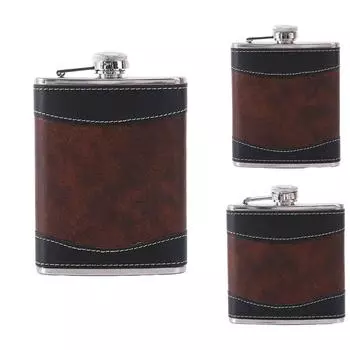 8 унций 7 унций 6 унций фляжка с крышкой для питья виски 7oz