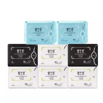 8 упаковок анионных гигиенических прокладок, салфеток для женщин, менструальных гигиенических прокладок, убивающих бактерии, с ежедневным использованием, анионных гигиенических прокладок