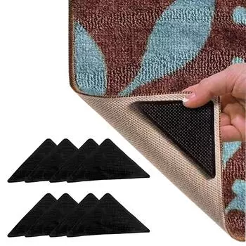 8 упаковок ковриков для ковров, нескользящая наклейка, противоскользящие коврики, скользящие коврики для ковров, нескользящие коврики для плиточных полов, ковров, напольных ковриков