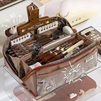 8-уровневый мультяшный пенал большой емкости с красивым внешним видом, многофункциональный пенал для детей