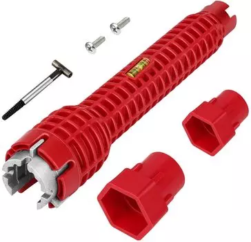8 в 1 Flume Magic Wrench Sink Faucet Plumbing Tools Magic Wrench Multifunctional English Key Plumbing Wrench Tool