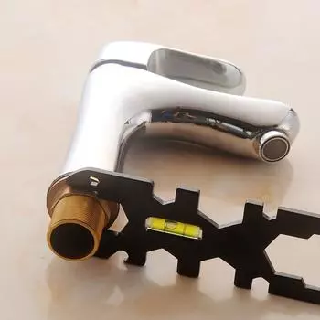 8 в 1 ключ для раковины, кран, ключ для раковины, сантехнический инструмент, ручной инструмент для ремонта унитаза, ванной комнаты, кухни, сантехники серебряный