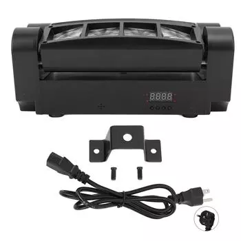 8 в 1 Spider Moving Head Light RGBW Захватывающая атмосфера Удивительные эффекты Звуковая активация для вечеринок Бары US Plug