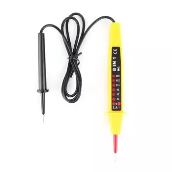 8 в 1 тестер напряжения переменного тока 6-380 В Многофункциональный автомобильный тестер электрических приборов с входом