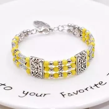 8 видов браслетов из натуральной бирюзы для женской повседневной носки и подарков друзьям 19cm