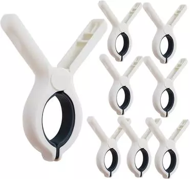 8 высококачественных зажимов для пляжных полотенец