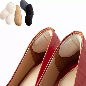 № 8 Женские стельки для обуви Высокий каблук Подушечка для регулировки размера Клейкие наклейки на каблуки Подушечки Мягкий протектор Облегчение боли Уход за ногами Вставка для пятки бежевый