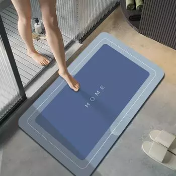 8A8 Впитывающие и грязеотталкивающие диатомовые грязевые кристаллические бархатные противоскользящие коврики для ванной и входа 40*60Crystal Velvet