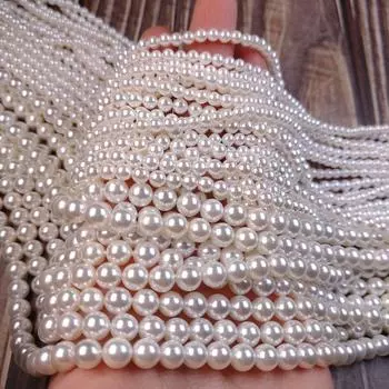 8A Высококачественные бусины из ракушечного жемчуга, 2-20 мм, ручная работа, прямое отверстие, украшения своими руками и аксессуары для сережек 3mm, 140 beads жемчужина белый