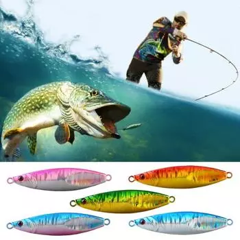 8CM/60G металлическая приманка для джиггинга дальнего заброса реалистичная светоотражающая искусственная твердая приманка для пресной воды