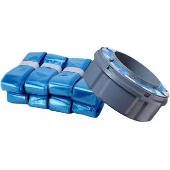 8cs Мешки для заправки подгузников Мешки для герметизации запаха Кассета для заправки контейнера для подгузников Мешки для утилизации детских подгузников Сменные насадки для родителей