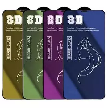 8D Зеркальное закаленное стекло для Apple IPhone 16 Plus Pro Max Защитная пленка для экрана iPhone16 16promax Защитная пленка с полным покрытием iphone 16 золотой