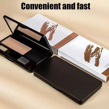 8G Крем для волос с зеркальной кисточкой Водостойкая стойкая к поту пудра для подкрашивания корней волос для мужчин и женщин Мгновенное покрытие тонких волос Брови Борода Линия светло-коричневого