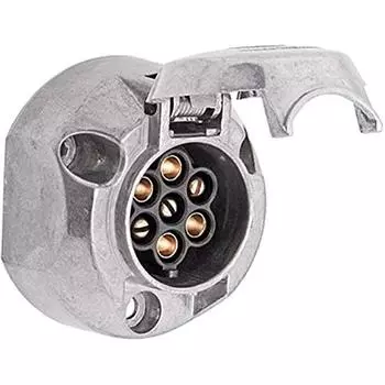 8Jb 001 941-001 Розетка — 12 В — 7-контактный разъем — оловянная бронза — металлический корпус — DIN/ISO: 1724 12x14x6cm