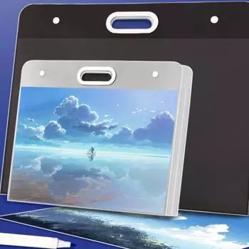 8K 16K художественная сумка для хранения бумаги для эскизов, водонепроницаемая оболочка, сумка для хранения фотоальбома, складная коробка для хранения данных художественной живописи M