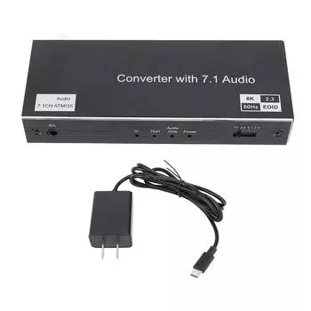 8K 3D HD Display Interface Splitter 40Gbps 1 в 2 выхода HD Multimedia Interface Splitter для HDTV STB US Plug