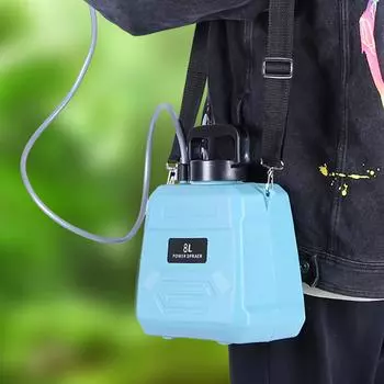 8л Электрический распылитель для сельскохозяйственных нужд Перезаряжаемый электрический насос Распылители для полива сада зелёный