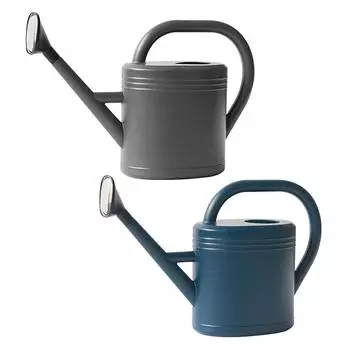 8л пластиковая бытовая лейка большая емкость длинный носик утолщенная посадочная бутылка для сада Blue
