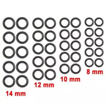 8мм,10мм,12мм,14мм Кол-во 10 шт. Каждая Болт Уплотнительные шайбы для топлива Для Cummins