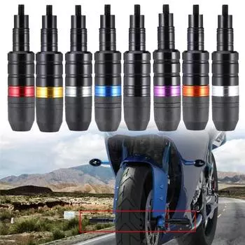 8mm Motorcycle Anti Falling Rod Scooter Motorbike CNC Aluminum Engine Shatter Crash Frame Slider Protector Stick Crash Bar золотой