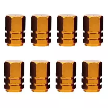 8 шт., универсальные автомобильные колеса из алюминиевого сплава, шины, колпачки штока воздушного клапана, пыль чёрный