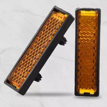 8pcs Bicycle Pedal Reflector Bike Cycling Night Warning Reflective Light Reflectors Night Safety Decorating Bike Reflector