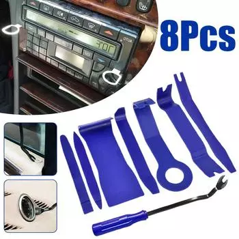 8pcs Car Hand Tool Set Car Disassembly Tool Kit Stereo Repair DVD Repair Tool Dashboard Removal Tool Interior Plastic Trim Panel