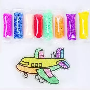 8pcs Handmade DIY Soft Polymer Foam Modelling Clay Set Snow Pearl Mud Playdough Educational