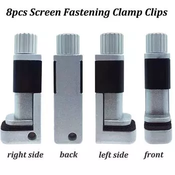 8PCS Phone LCD Screen Fastening Clamps Fixture Adjustable Clips Repair Tools