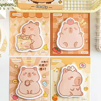 8Pcs Self-Adhesive Stick Notes Pad Cartoon Shape Stick Notes Stick Pad Removable Stick Notes Notepads Stick Note Pad Set