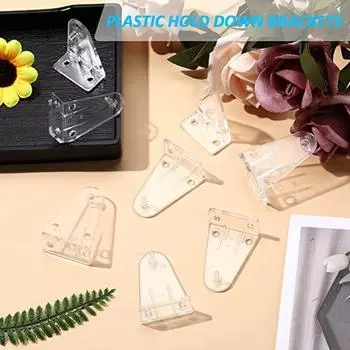 8Pcs/Set Replacement Blind Hold Down Hook Easy to Carry Curtain Wind Hooks Window Blind 8Pcs