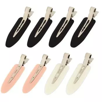 8pcs/set Women Girls No Bend Seamless Hair Clips Side Bangs Barrette Makeup Washing Face Accessories Styling Hairpins