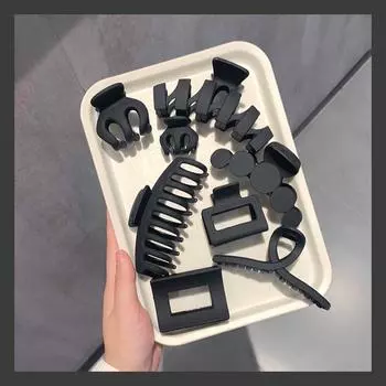 8pcs Value 8 Pack~Grab Clip Large Simple Hair Clip for Women, Back of Head Hair Clip, High end Shark Clip, Explosive Hair Clip