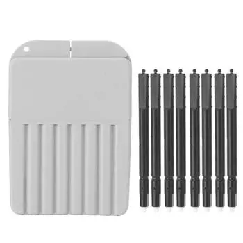 8PcsBox 1.2mm Защита слухового аппарата ушная сера Защитные фильтры Аксессуар для слуховых аппаратов белый