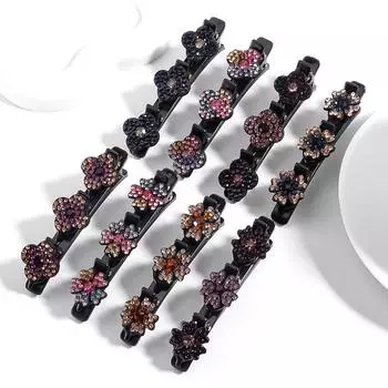8pcsTemperament hairpins, women s broken hairpins, hairpins, side clips, headdresses, forehead bangs, duckbill clips