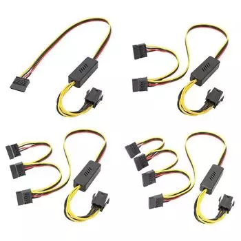 8Pin/6Pin к Sata жесткий кабель адаптера питания Соединительный кабель 12V к 4Pin Molex HDD шнур питания as the picture