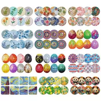 8шт деревянные пасхальные яйца 5D алмазная живопись наборы для домашнего декора стола BD436