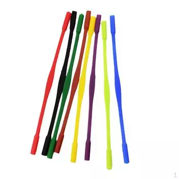 8шт детские силиконовые очки шнур шейный ремешок держатель красочные