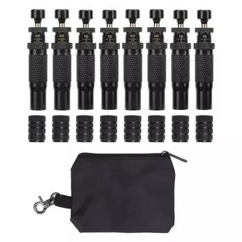 8шт комплект клапанов для спуска воздуха в шинах, регулируемый автоматический стопор, диапазон от 10 до 30 фунтов на кв. дюйм, навинчивающийся инструмент для спуска воздуха в шинах