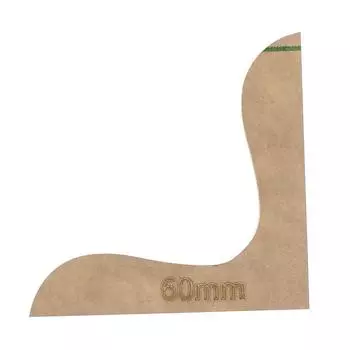 8шт кожаный ремесло акриловая сумка кошелек угловой узор трафарет шаблон