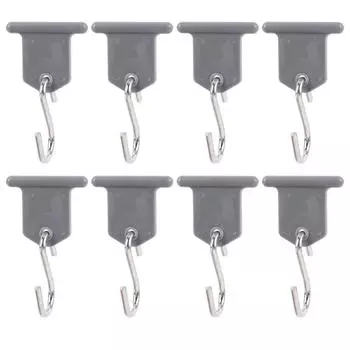 8шт крючки для тента автофургона из нержавеющей стали металлические вешалки S-образной формы крючки для подвешивания палаток для кемпинга автодома