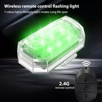 8шт. Мигающие огни Зарядка Micro USB с помехами Длительный срок службы батареи пульта дистанционного управления