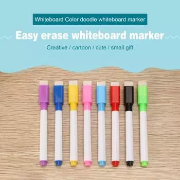 8шт ручки для рисования акварель стираемые пластиковые практичные цветные гелевые чернила ручка для офиса разноцветный