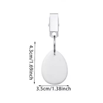 8шт скатерть подвеска зажим для скатерти каплевидной формы овальная подвесная скатерть подвеска зажим для скатерти подвеска зажим для скатерти One Size белый